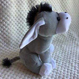 Carousel Softoys 24K Series Plush Grey White Donkey Stuffed Animal Toy w Tags